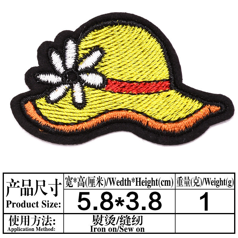 Wholesale 9 Pack Cartoon Iron On Patches For Kids Clothing Trendy Cloth Embroidery Appliques For Jeans Repair DIY Decorative Accent