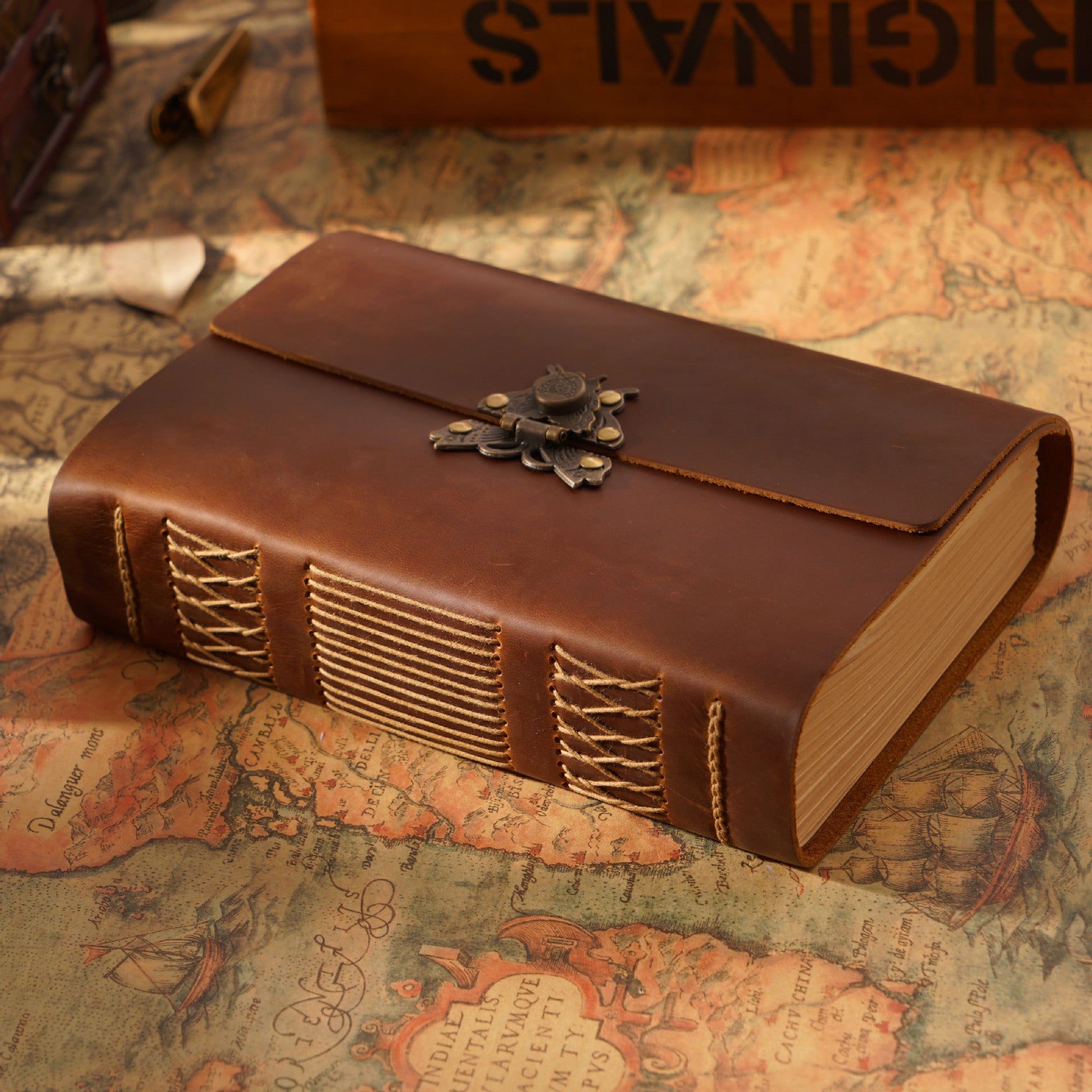 Wholesale Handmade Sketchbook Cowhide Diary