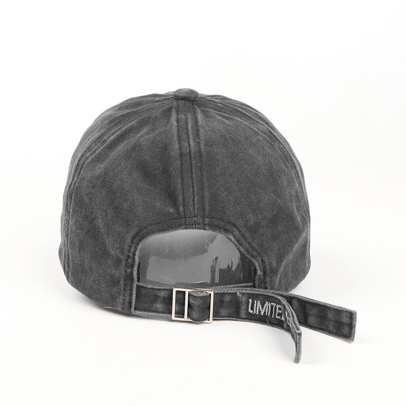 Wholesale Cotton Question mark? Denim Soft Top Curved Brim Baseball Cap