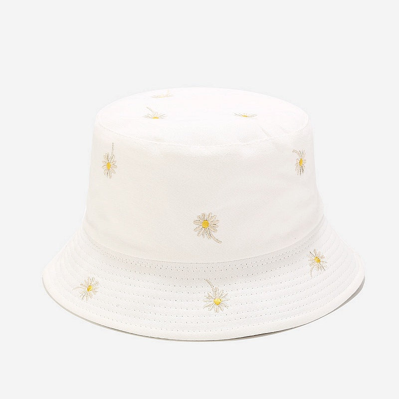 New embroidered reversible hat outdoor sun hat