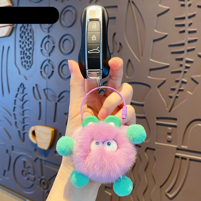 Wholesale Cartoon Fur Ball Keychain