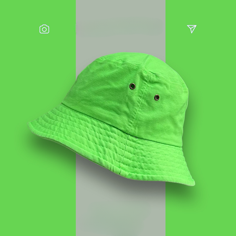 Wholesale Cotton Neon Color Bucket Hat