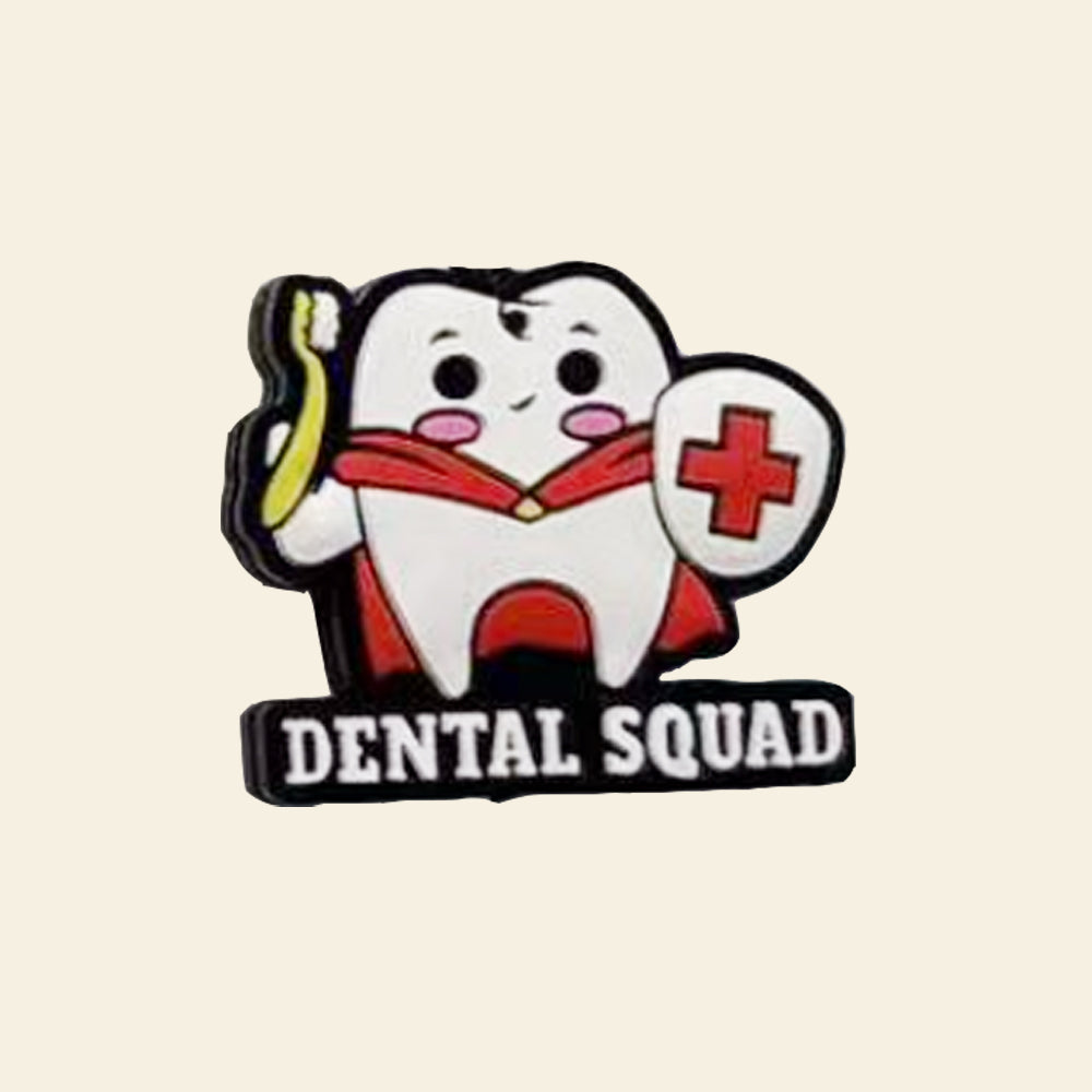 Wholesale 10pcs Teeth Superman Silicone Cartoon Silicone Beads