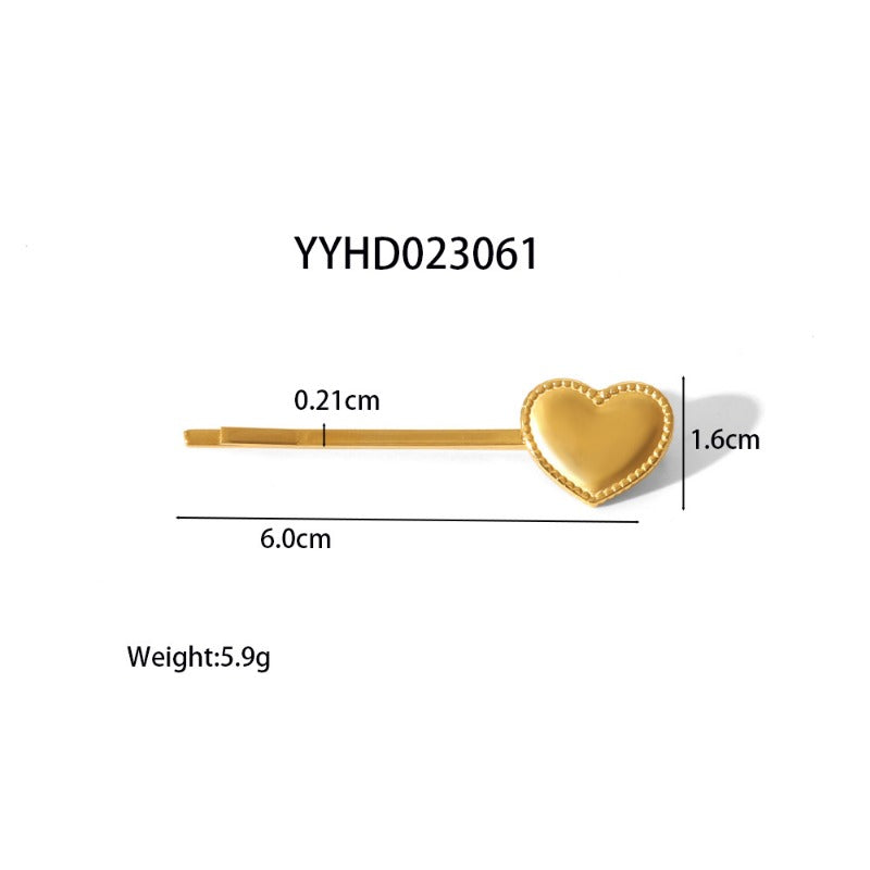 Wholesale Fashion Stainless Steel Autumn and Winter High-grade Sunflower Bangs Hairpin