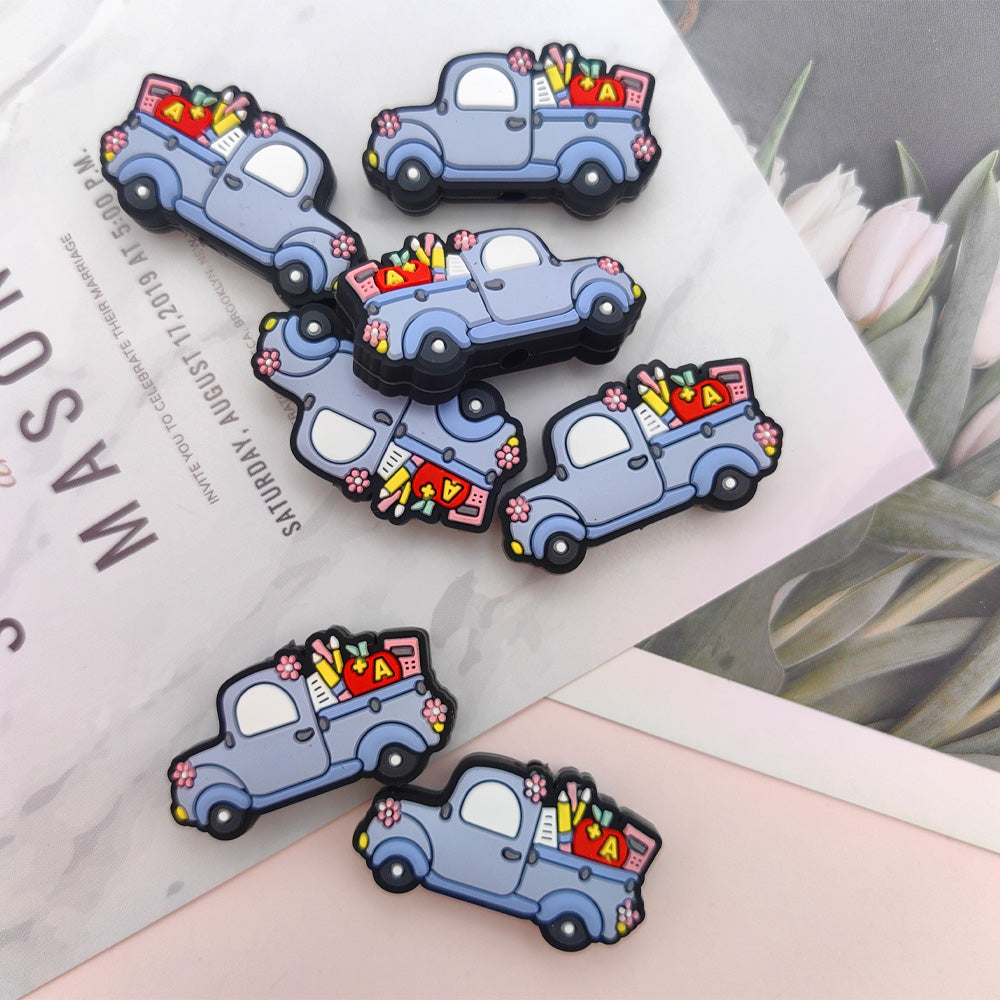 Wholesale 10pcs Cartoon Silicone Beads