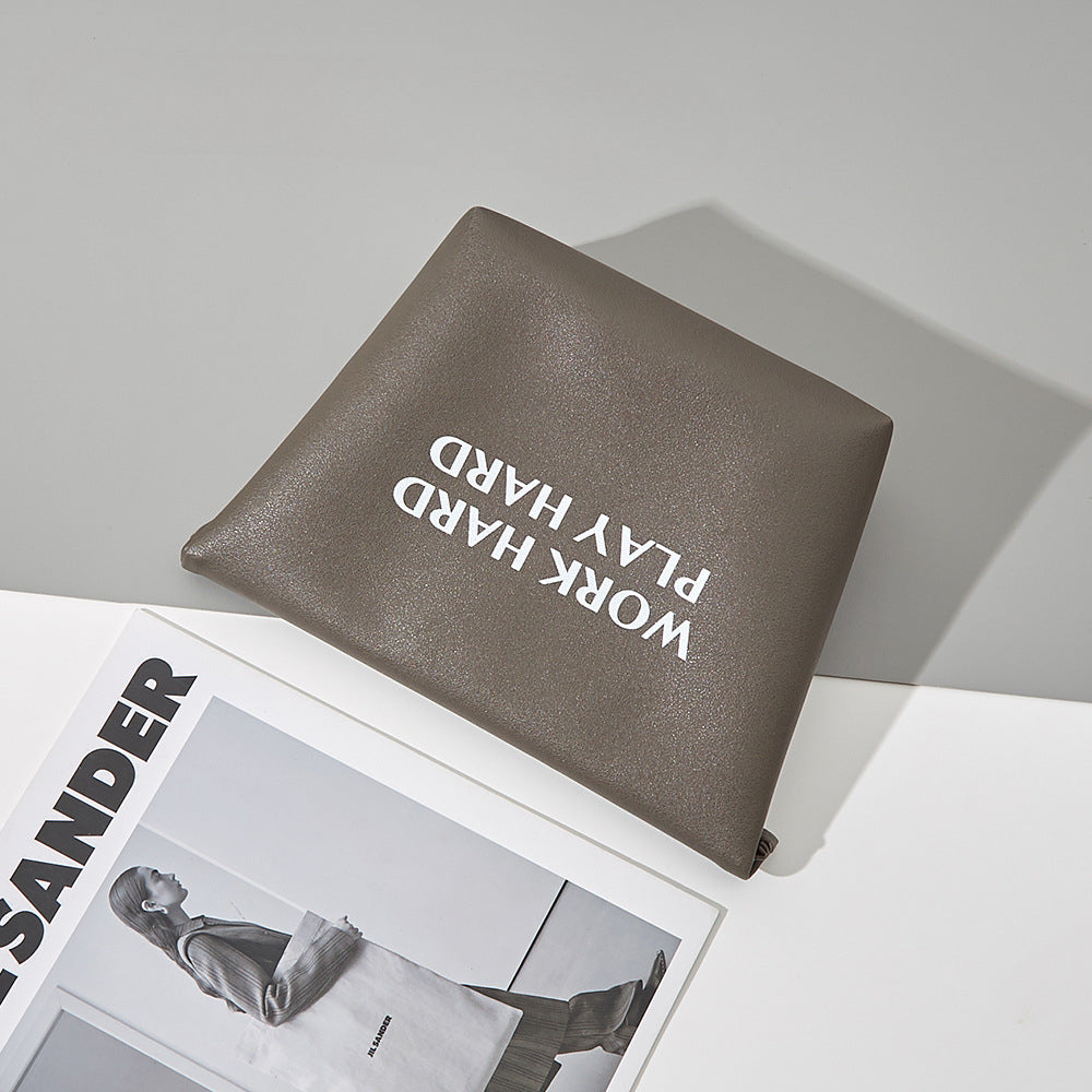 Wholesale Large Capacity PVC Leather Waterproof Finishing Bags