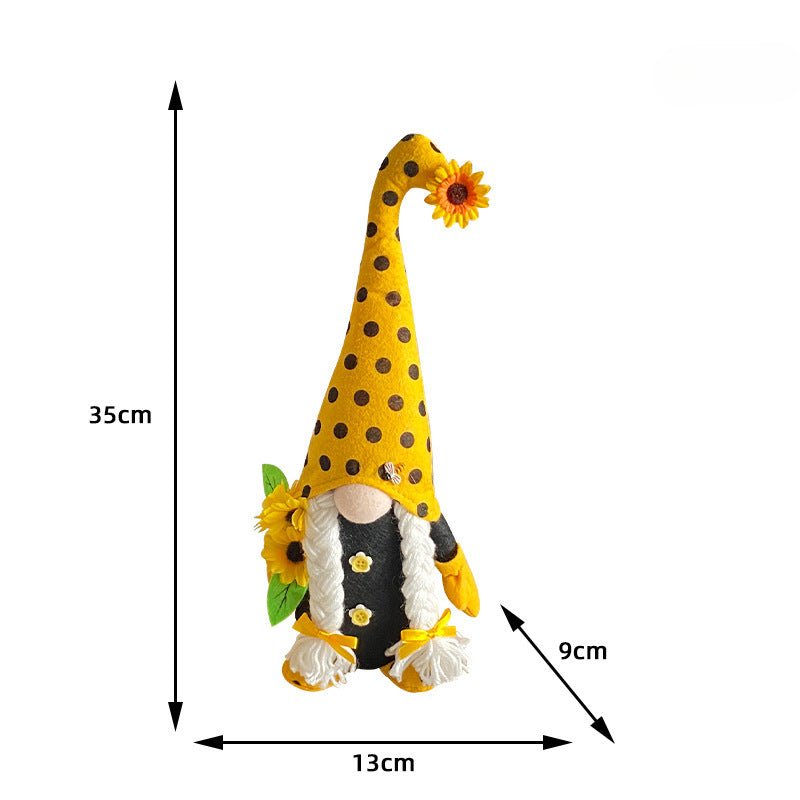 Wholesale Bee Festival Long Hats, Fabric Figurine Ornaments