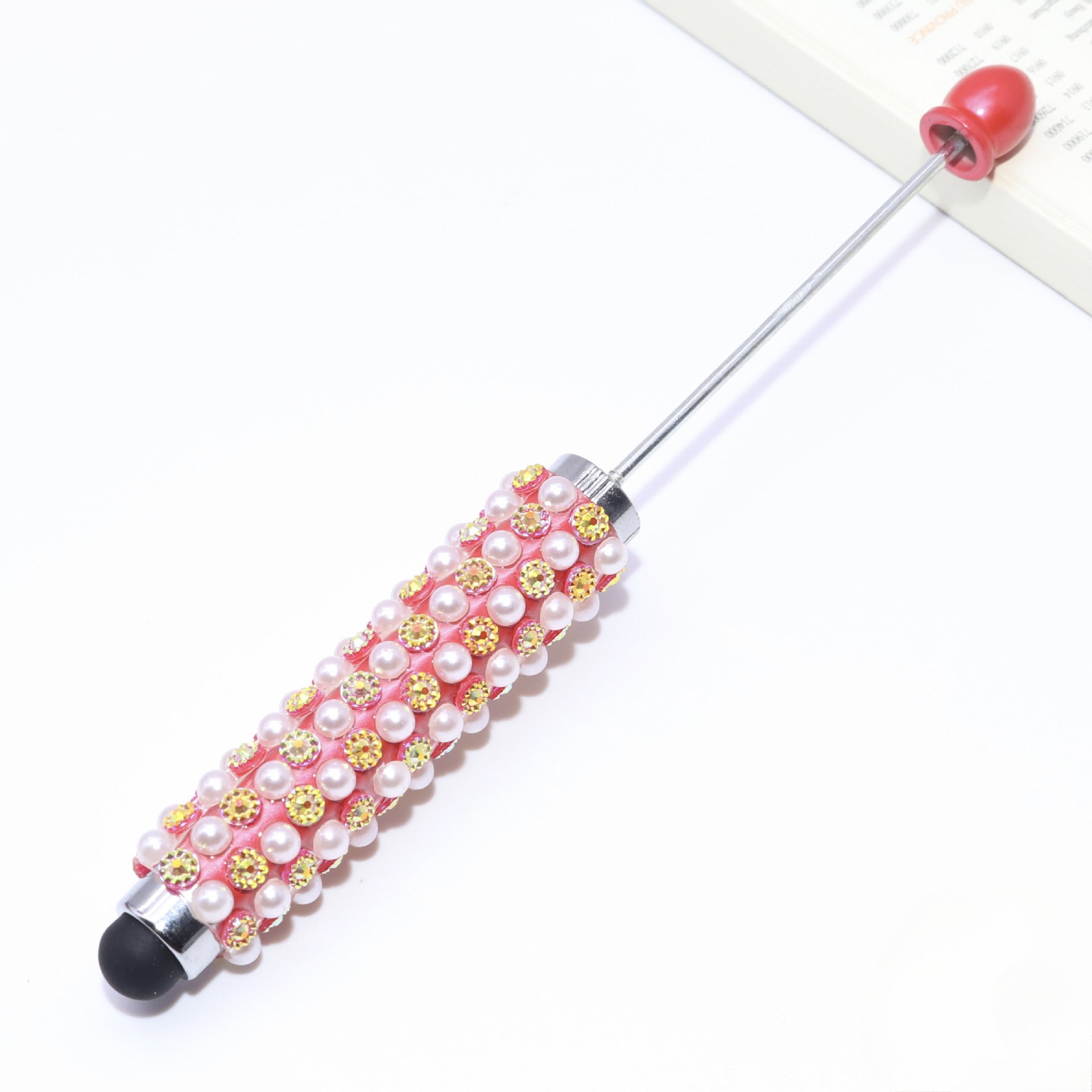 Wholesale Plum Blossom Diamond Pearl DIY Touch Screen Color Creative Touch Screen Pen