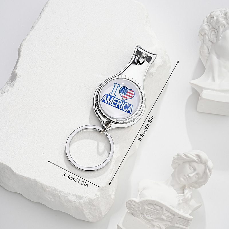 Wholesale Metal Independence Day Nail Scissors