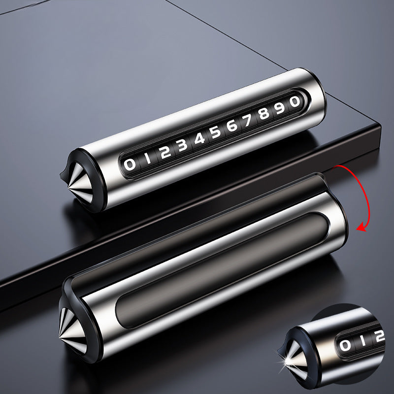 Placas de número de estacionamiento temporal de aleación de aluminio aluminante