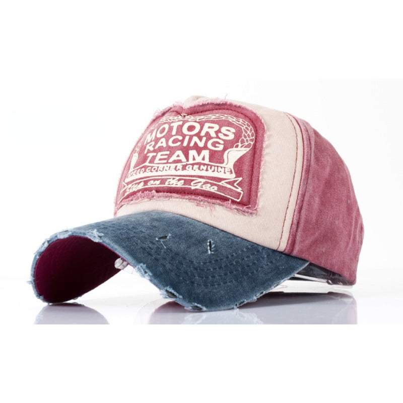 Wholesale Patch Color Matching Coating Outdoor Sunshade Washed Cotton Baseball Cap