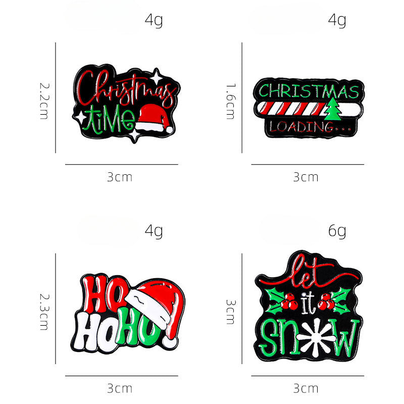 Wholesale Christmas Series Cartoon Brooches