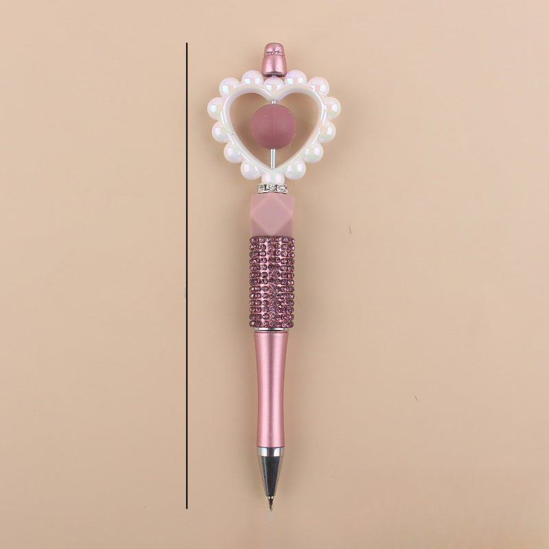 Wholesale Beaded Pens Love Beaded Silicone Water Diamond Beaded Pen