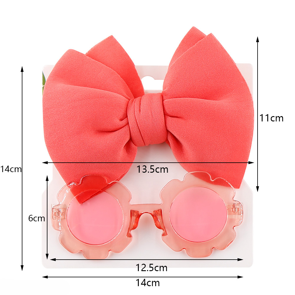 Wholesale Kids Sunglasses Fabric Headband Set