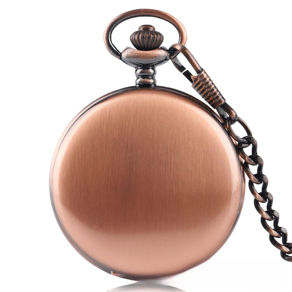 Wholesale Classic Black Reversible Vintage Quartz Pocket Watch