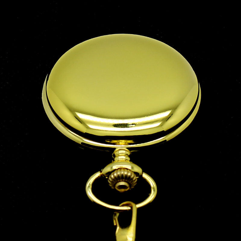 Wholesale Classic Black Reversible Vintage Quartz Pocket Watch