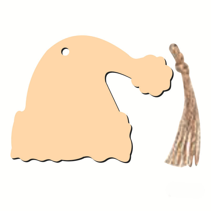 Wholesale Creative Christmas Wood Chip Pendants