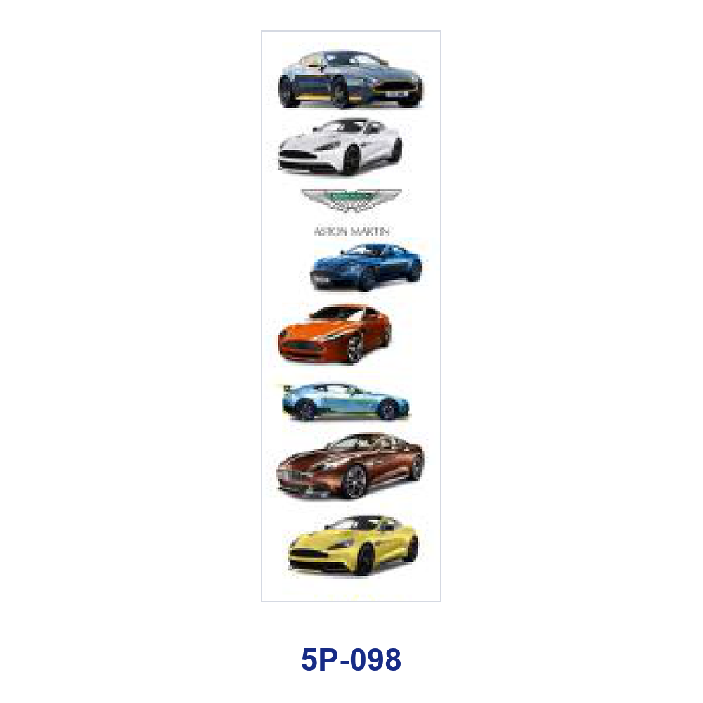 Wholesale 2/ 8/ 16pcs Cool Sports Racing Car Super Vehicle Speed Theme Print Pen and Bookmark Stickers UV DTF Wraps OLY Exclusive