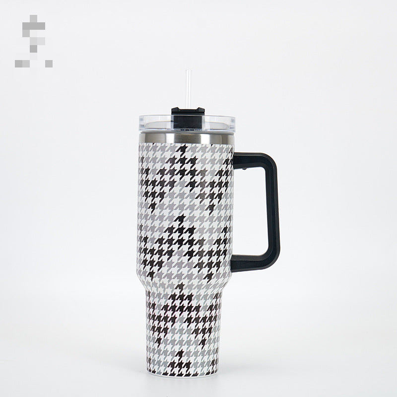 Wholesale Tumbler 40oz Stainless Steel Insulation and Cold Storage Car Handle Ice Tycoon Car Cup