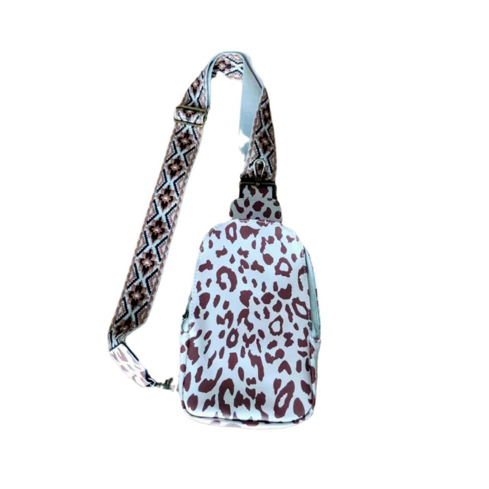 Wholesale Western Style Printed Crossbody Bag Chest Bag Waist Bag