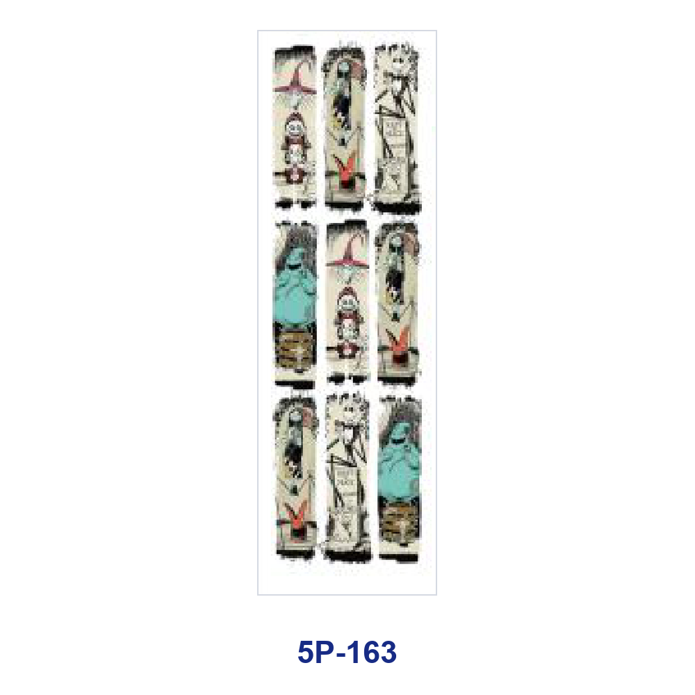 Wholesale 2/ 8/ 16pcs Spooky  Skull Ghost Bat Moon Element Print Pen and Bookmark Stickers UV DTF Wraps OLY Exclusive