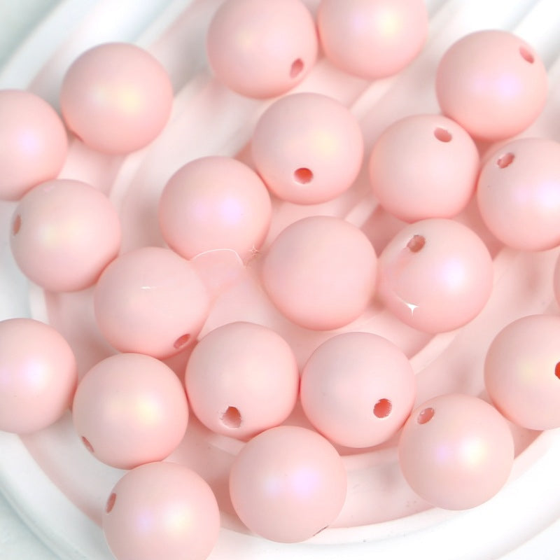 Wholesale 10PCS Colorful Aurora Acrylic Beads