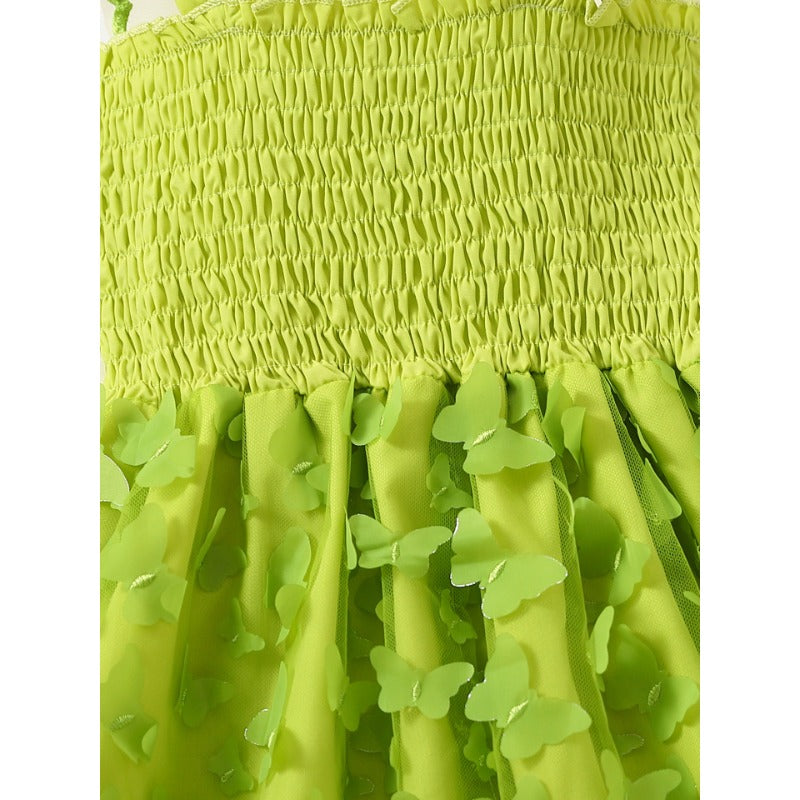Wholesale Butterfly Mesh Polyester Princess Skirt
