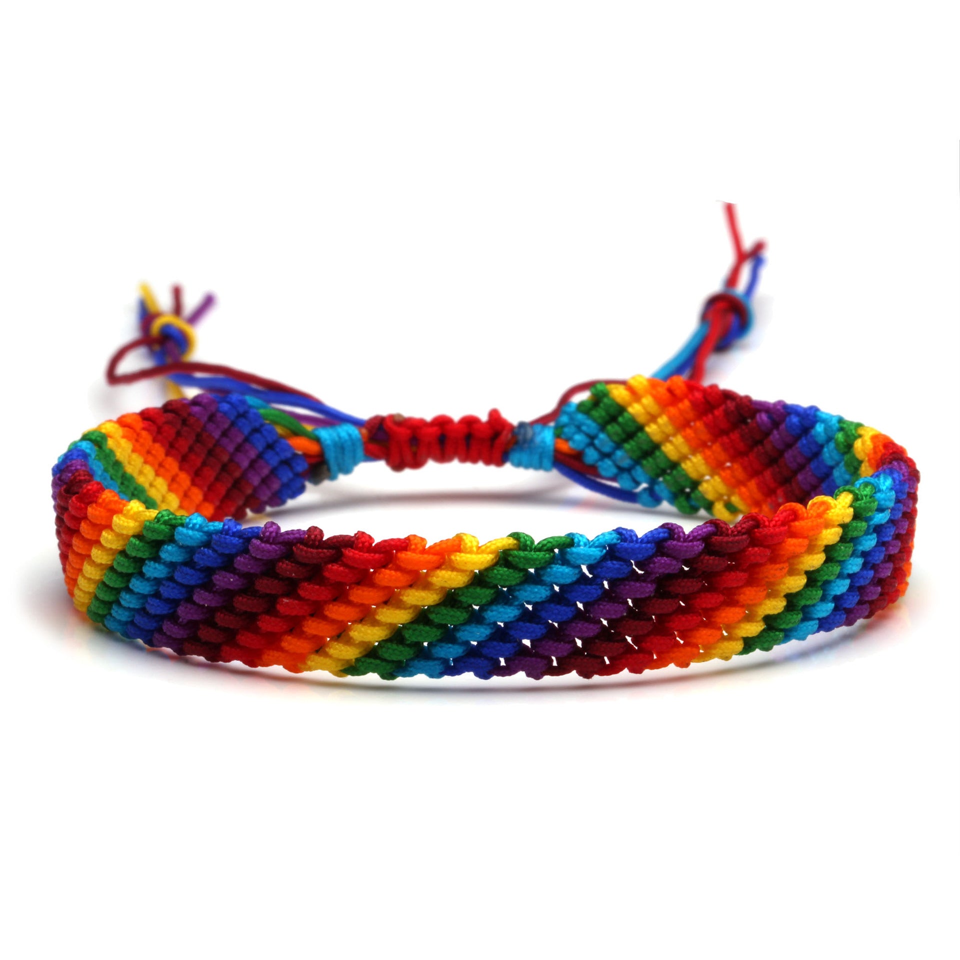 Wholesale Boho Iridescent Braided Friendship Bracelet