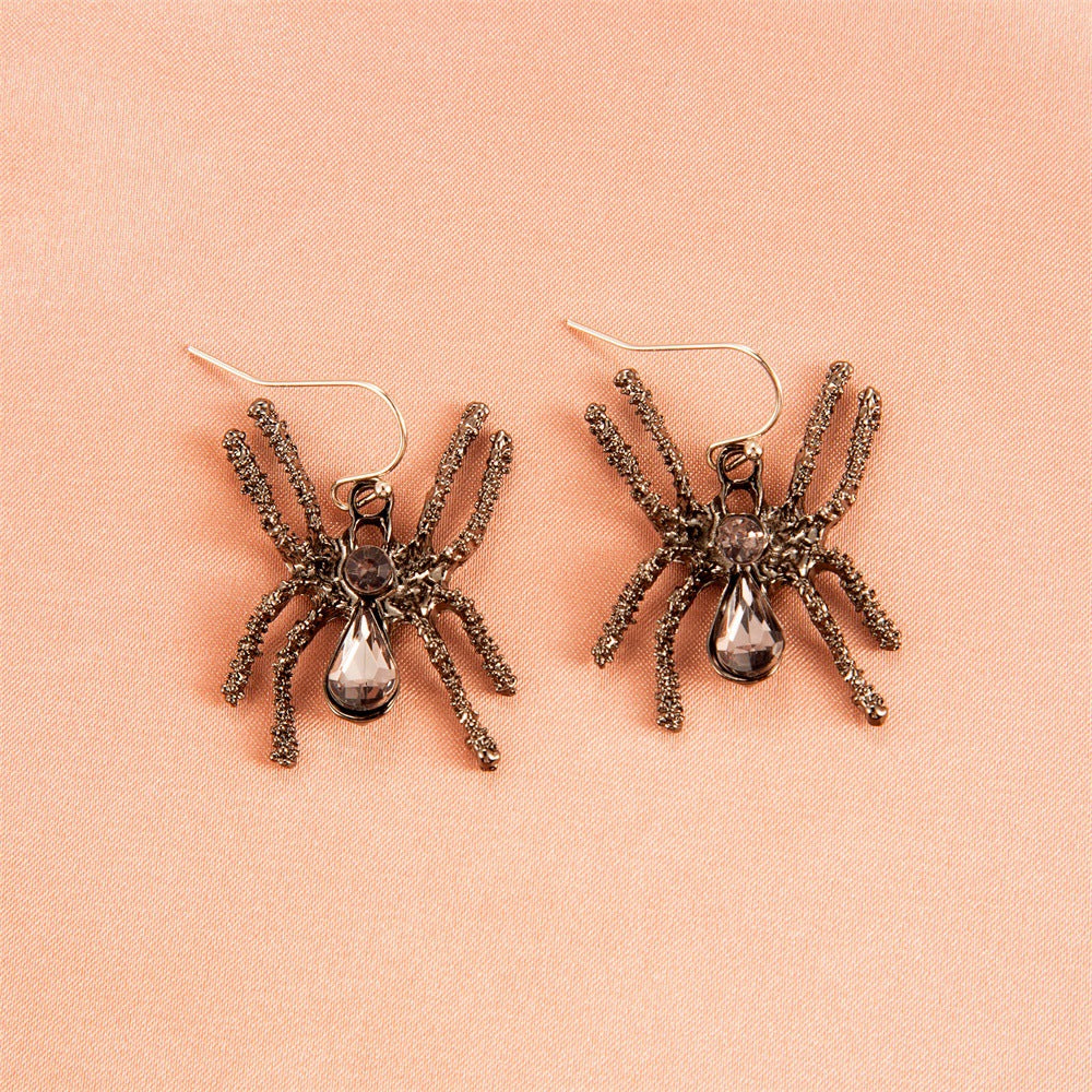 Wholesale Halloween Funny Skeletons Pumpkin Lanterns Bat Alloy Earrings