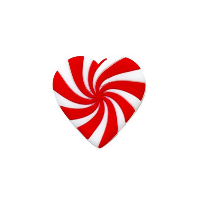 Wholesale 10PCS rotating love silicone beads