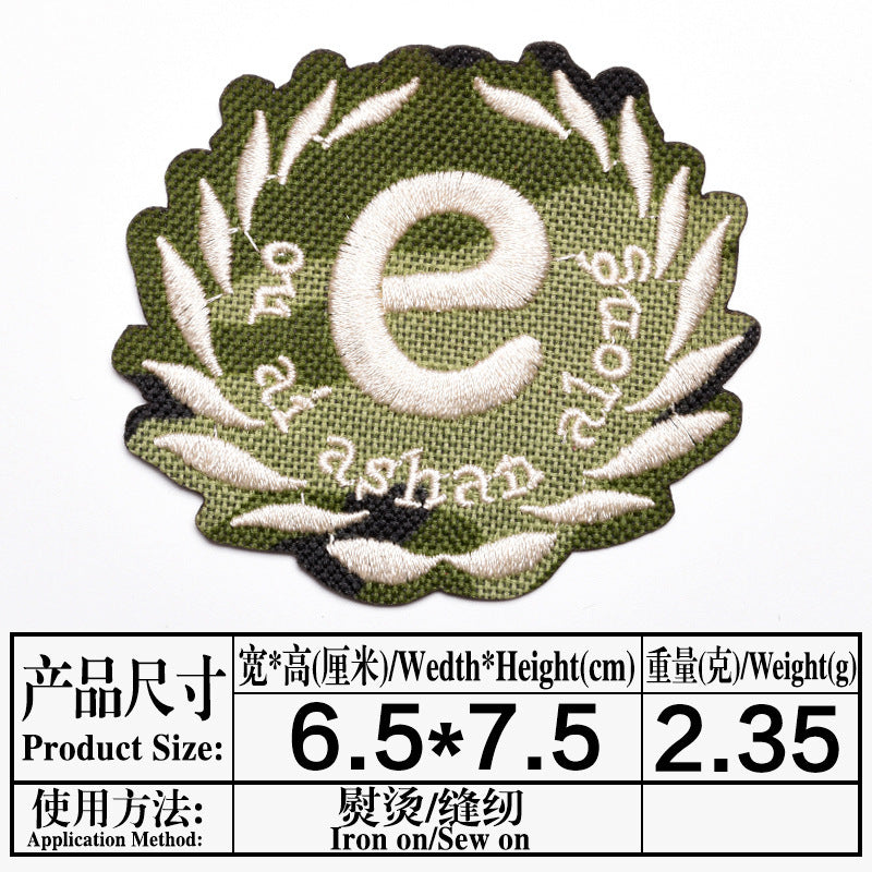 Wholesale Trendy Embroidered Cloth Patch Set 9 Piece DIY Fashion Accessory For Clothing Jeans ets Great Gift
