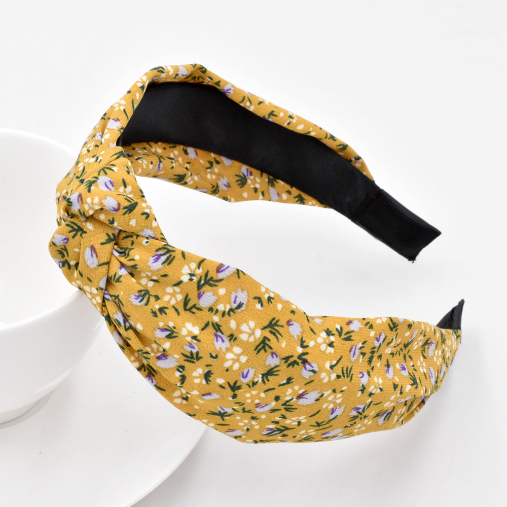 Wholesale Vintage Rose Wash Fabric Headband