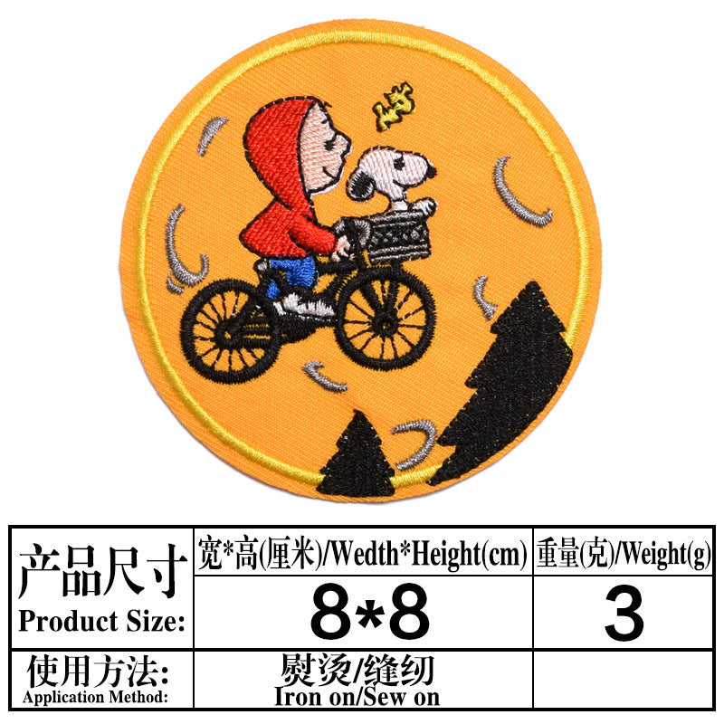 Wholesale Embroidered Cartoon Animal Cloth Patches For Kids Clothing DIY Repair OLY Exclusive