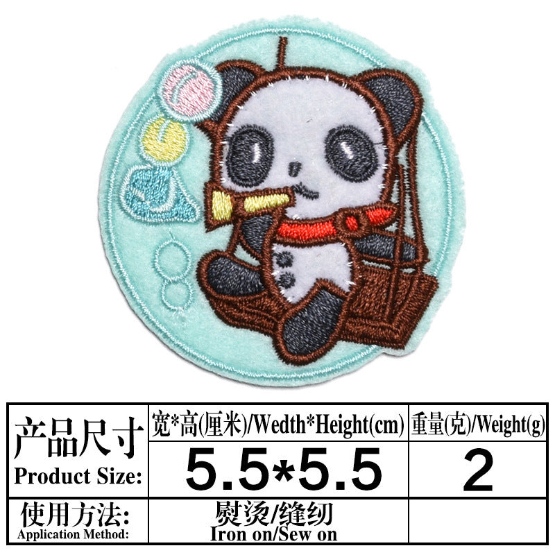 Wholesale Embroidered Cartoon Animal Cloth Patches For Kids Clothing DIY Repair OLY Exclusive