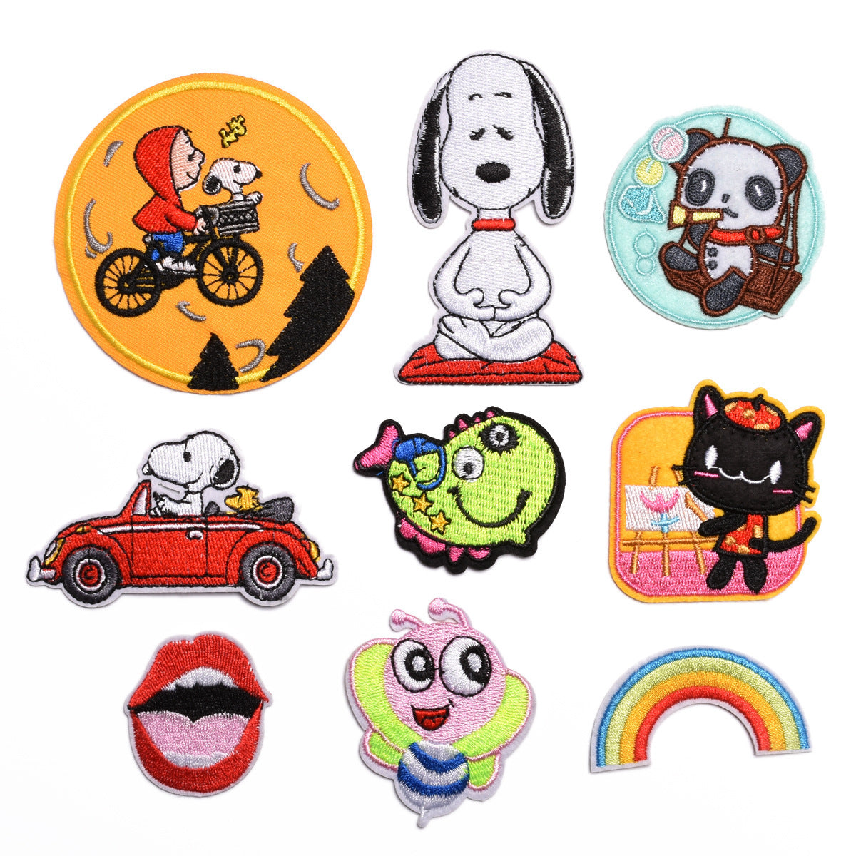 Wholesale Embroidered Cartoon Animal Cloth Patches For Kids Clothing DIY Repair OLY Exclusive
