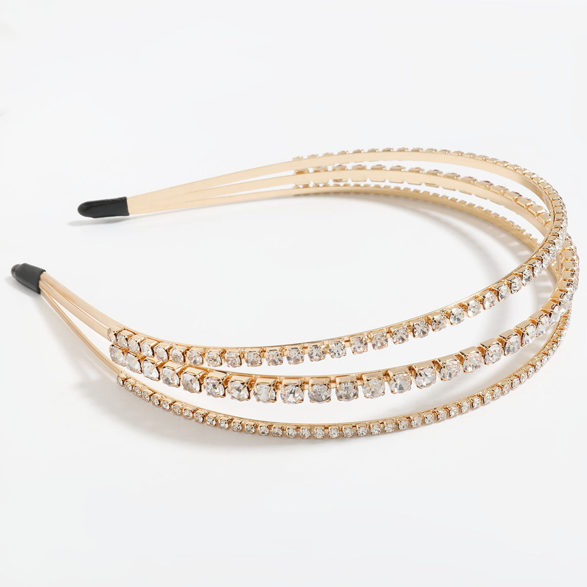Wholesale Alloy Diamond and Pearl Three-layer Headband