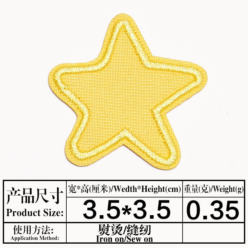 Wholesale Trendy Cartoon Embroidery Patch Decorative Cloth Patch For Clothing Repair Gift Boutique Resale Accessory