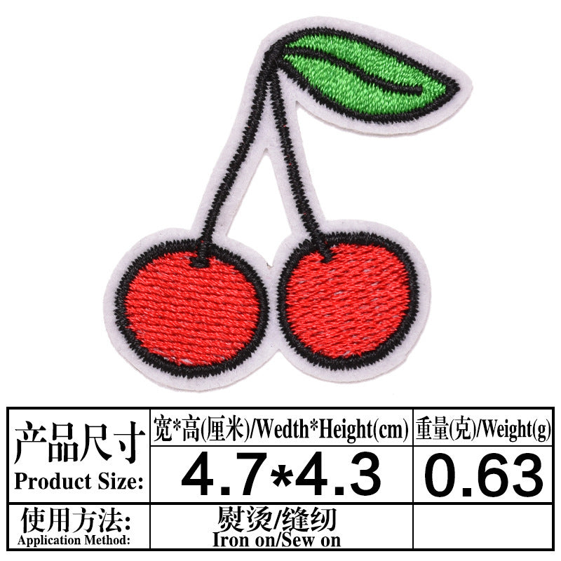 Wholesale Trendy Pineapple Embroidered Cloth Patches 13 Styles For Clothing Bags Hats DIY Craft Supply Fashion Accessory Boutique Gift
