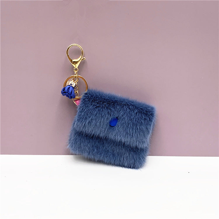 Wholesale Cute Candy Color Mini Coin Purse Keychain