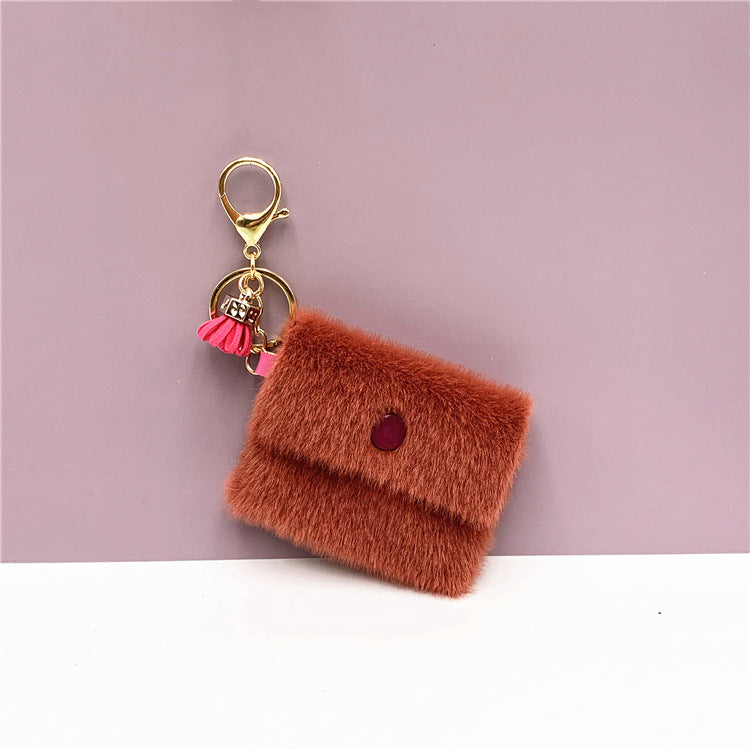 Wholesale Cute Candy Color Mini Coin Purse Keychain