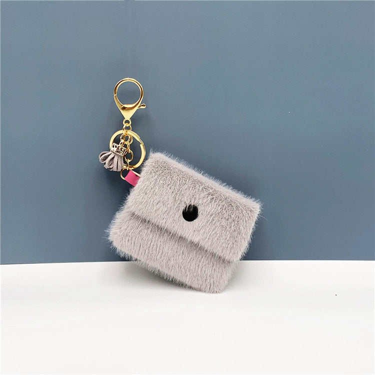 Wholesale Cute Candy Color Mini Coin Purse Keychain