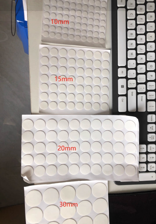 Wholesale Many Size Round Transparent Acrylic Double-Sided Tape Strong Adhesive Doll Fixed Traceless Glue Nano Dot Tape Handle