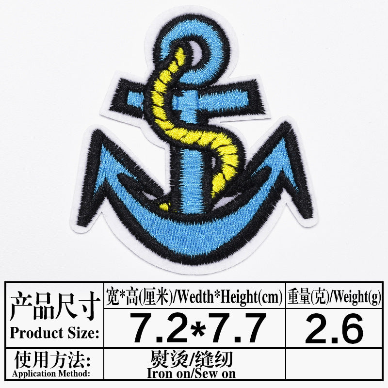 Wholesale Chic Cloth Embroidered Patches For Clothing DIY Sewing Accessory Resale OLY Exclusive