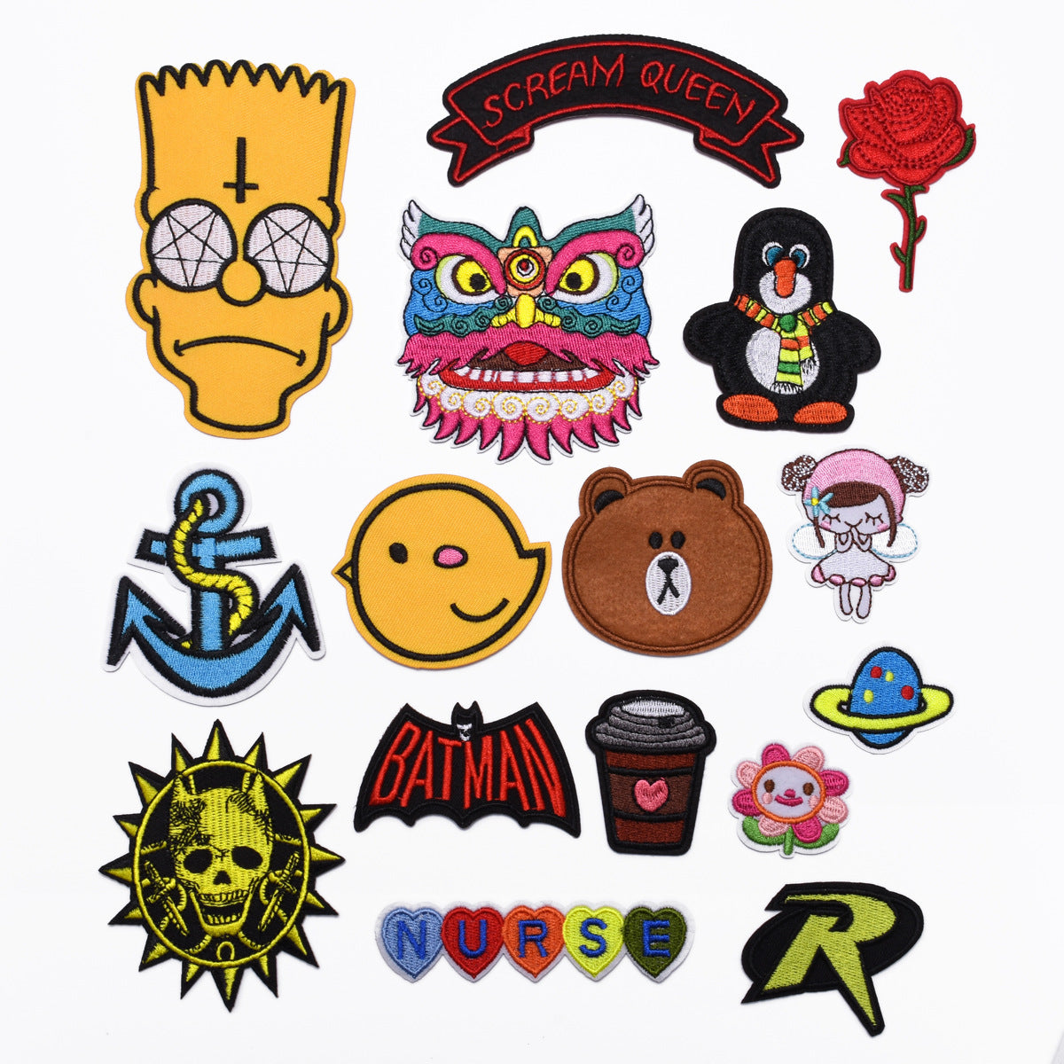Wholesale Chic Cloth Embroidered Patches For Clothing DIY Sewing Accessory Resale OLY Exclusive