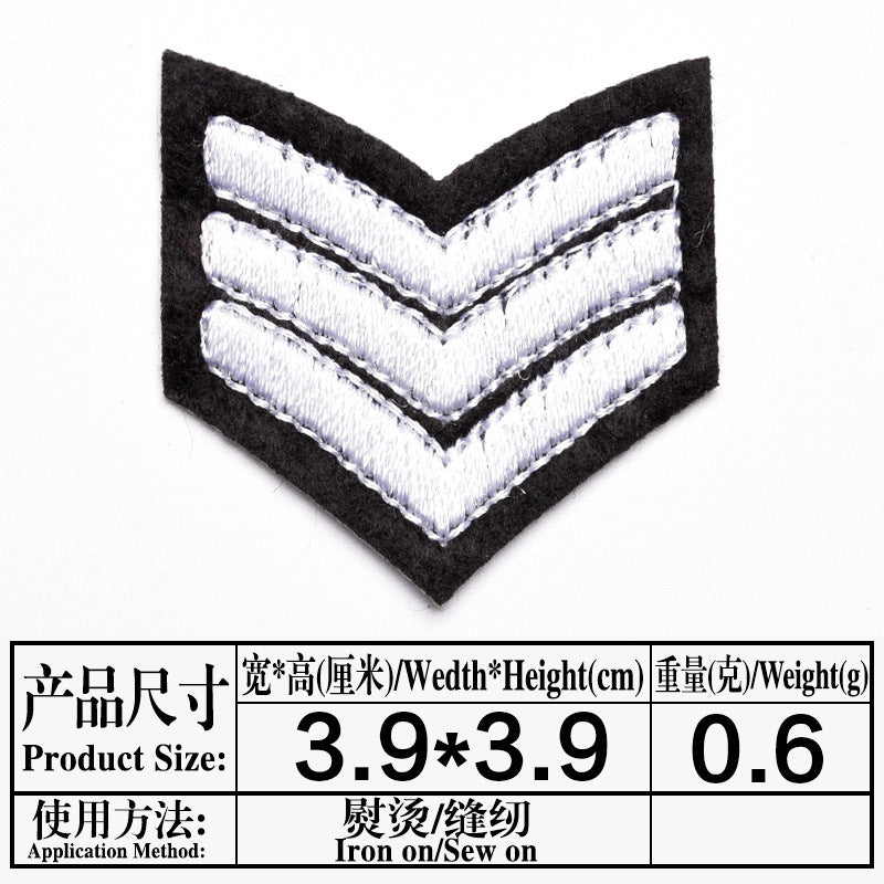 Wholesale Trendy Embroidered Cloth Patch Set 9 Piece DIY Fashion Accessory For Clothing Jeans ets Great Gift