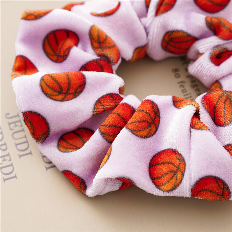 Wholesale Autumn and Winter Gold Velvet Large Intestine Hair Bands