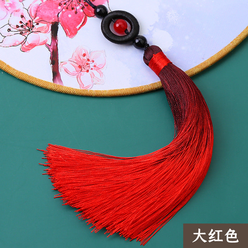 Wholesale 16CM Lucky Beads Gradient Tassel Tassel