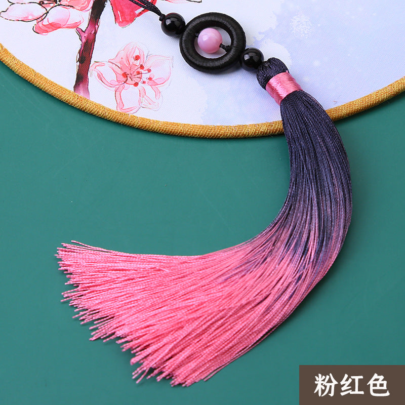 Wholesale 16CM Lucky Beads Gradient Tassel Tassel