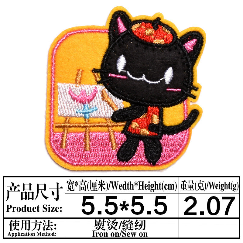 Wholesale Embroidered Cartoon Animal Cloth Patches For Kids Clothing DIY Repair OLY Exclusive