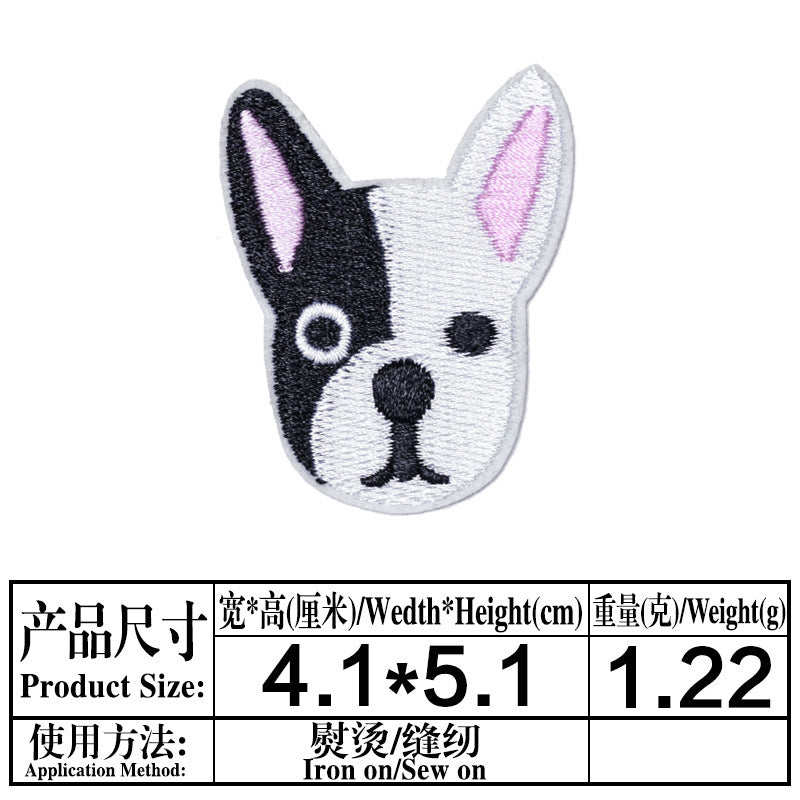 Wholesale Cute Cartoon Animal Embroidery Patches Cloth Set Of 12 For Clothing Repair And Decoration OLY Exclusive